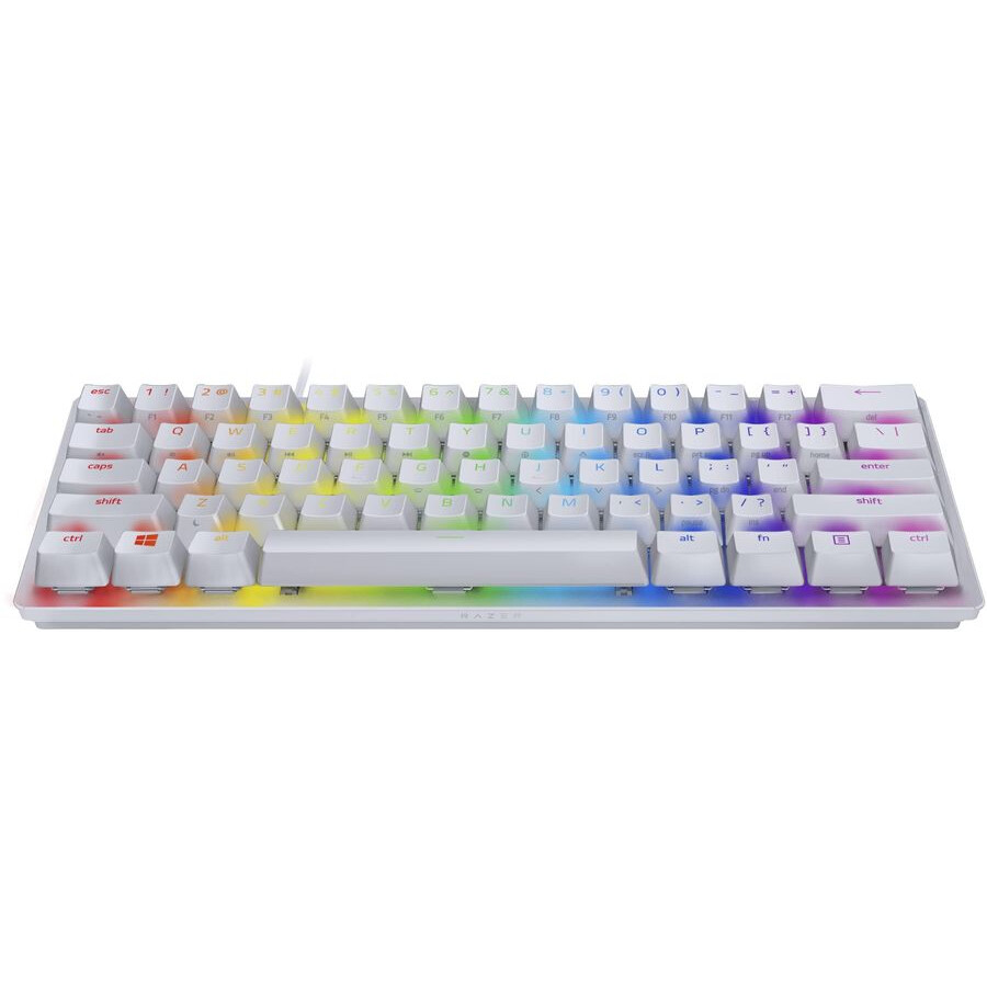 Клавиатура Razer Huntsman Mini Mercury White (Red Switch) - RZ03-03392200-R3R1 - фото 2