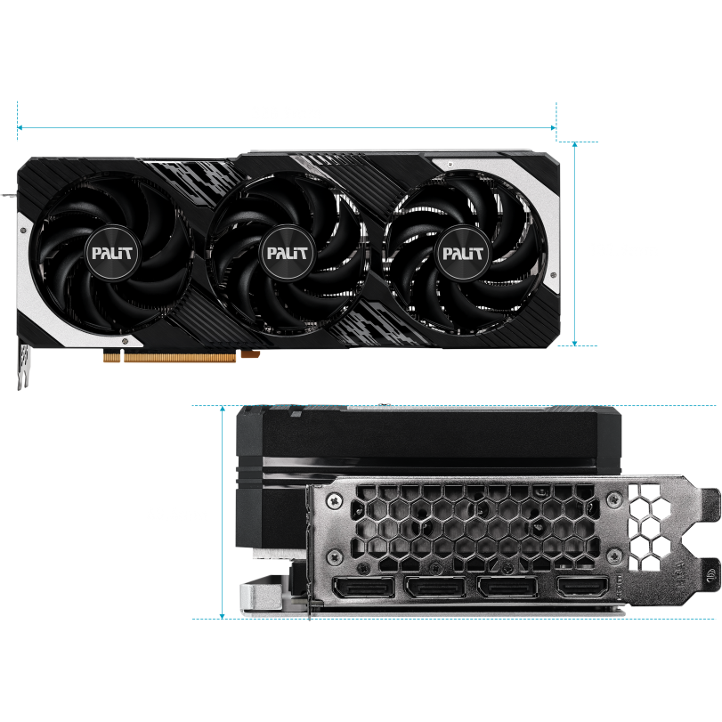 Видеокарта NVIDIA GeForce RTX 4070 Ti Palit GamingPro 12GB (NED407T019K9-1043A) - фото 9