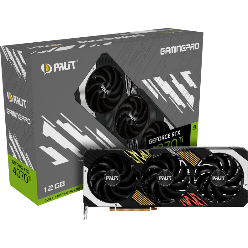 Видеокарта NVIDIA GeForce RTX 4070 Ti Palit GamingPro 12GB (NED407T019K9-1043A) - фото 11