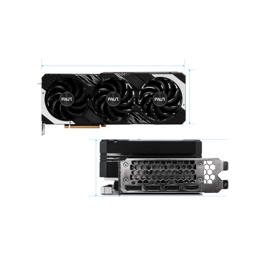 Видеокарта NVIDIA GeForce RTX 4070 Ti Palit GamingPro OC 12Gb (NED407TT19K9-1043A) - фото 9