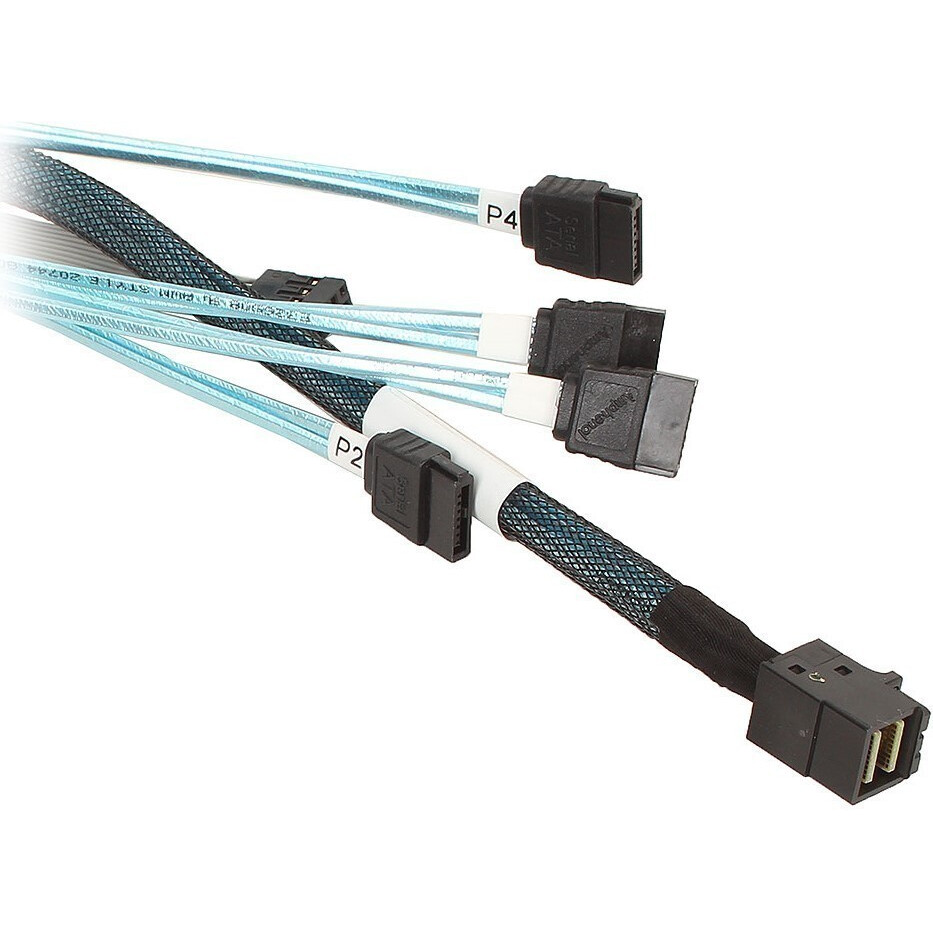 Кабель LSI Logic CBL-SFF8643-SATASB-10M (SA-F43S7PS(2)-1M-N2)