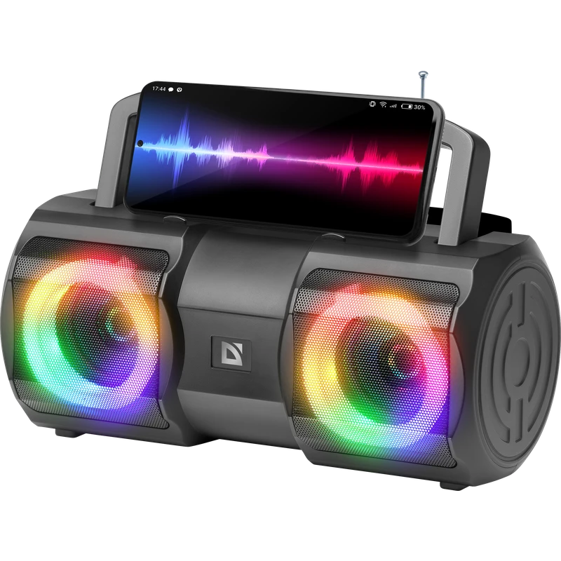 Портативная акустика Defender Beatbox 20 Black - 65420 - фото 2