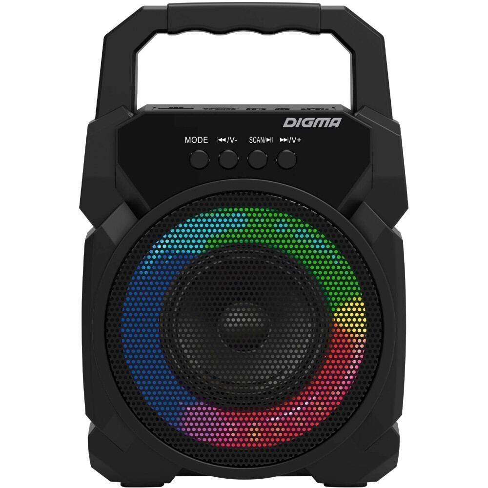 Портативная акустика Digma D-PS1500 Black