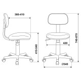 Детское кресло Бюрократ CH-W201NX Beige Sticks (CH-W201NX/STICK-BG)