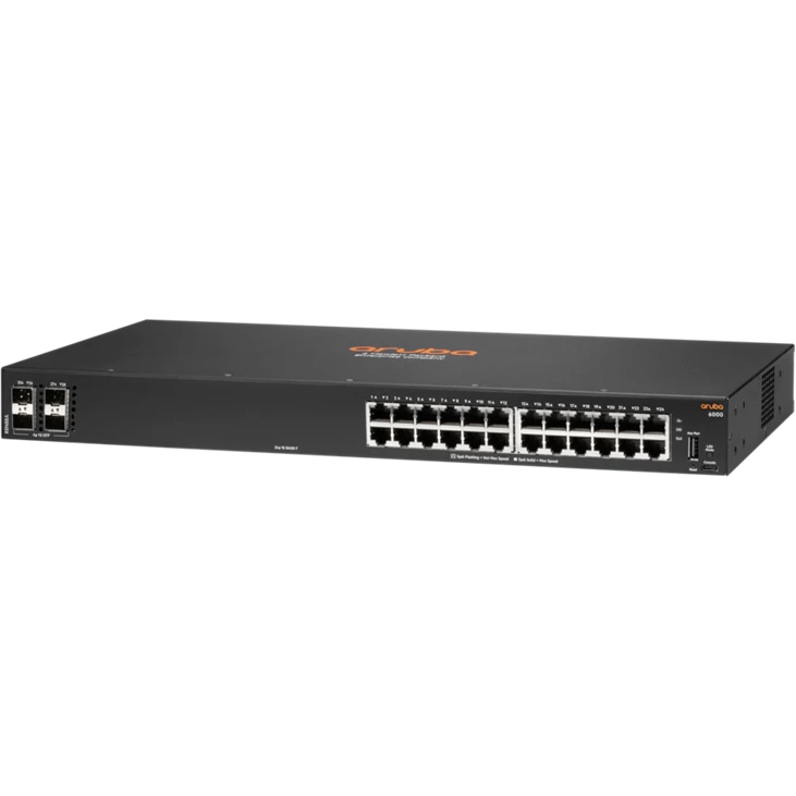 Коммутатор (свитч) HPE R8N88A Aruba 6000 24G 4SFP - фото 2