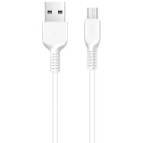 Кабель USB A (M) - microUSB B (M), 2м, HOCO X20 White (HC-68891)