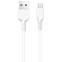 Кабель USB A (M) - microUSB B (M), 2м, HOCO X20 White (HC-68891)
