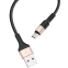Кабель USB A (M) - microUSB B (M), 1м, HOCO X26 Black/Gold (HC-80213)
