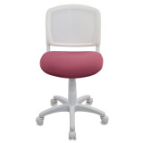 Детское кресло Бюрократ CH-296NX White/Pink (CH-W296NX/26-31)