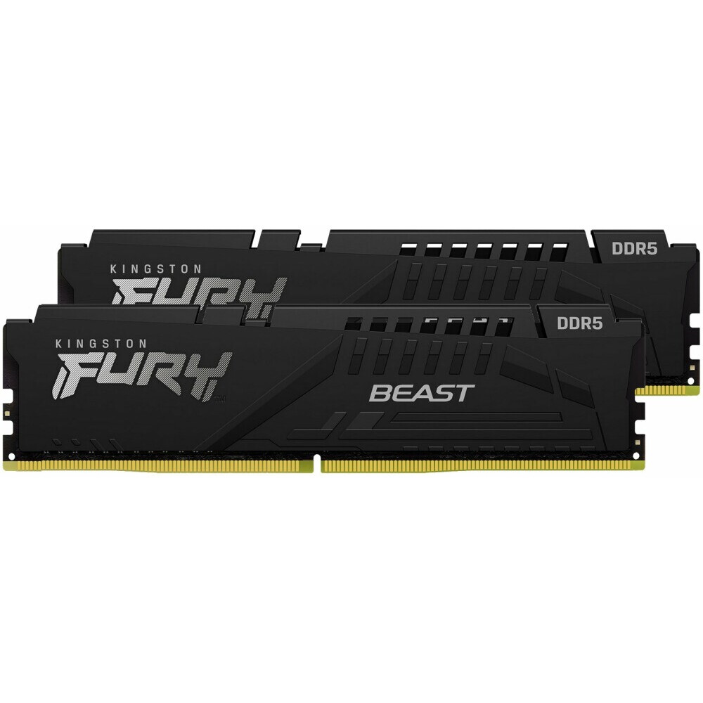 Оперативная память 16Gb DDR5 6000MHz Kingston Fury Beast (KF560C36BBEK2-16) (2x8Gb KIT)