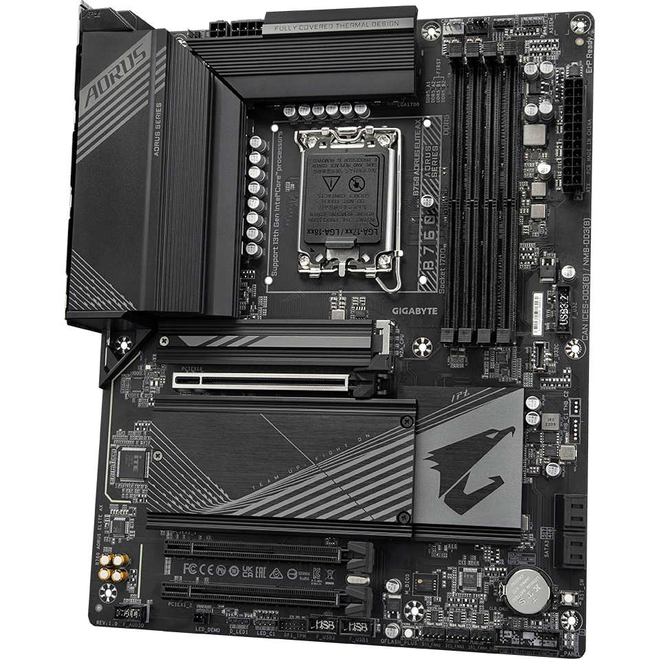 Материнская плата Gigabyte B760 AORUS ELITE AX - фото 3