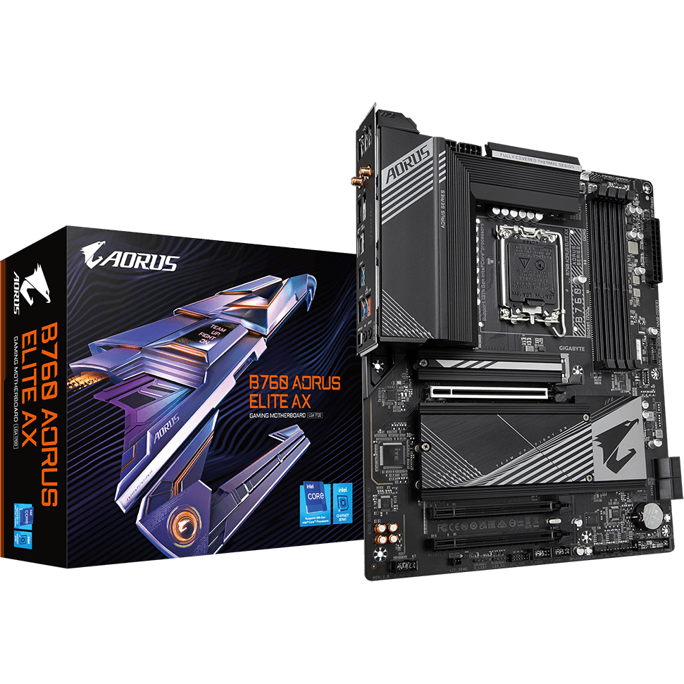 Материнская плата Gigabyte B760 AORUS ELITE AX - фото 5