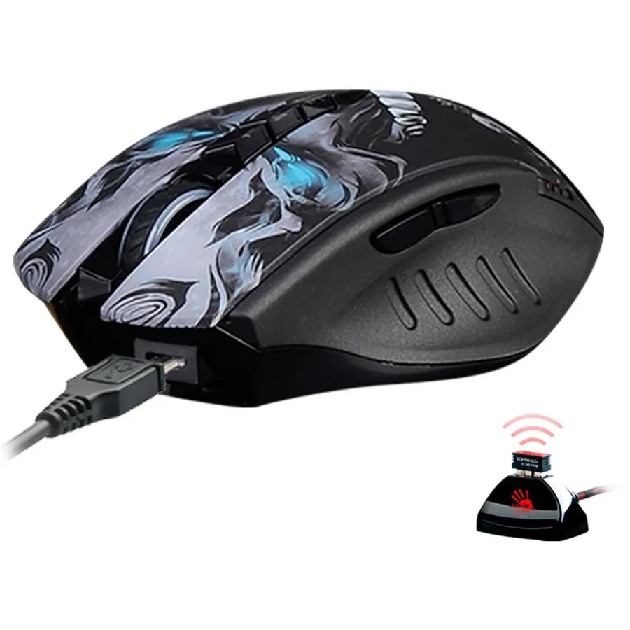 Мышь Bloody R80 Plus Skull Black - фото 2