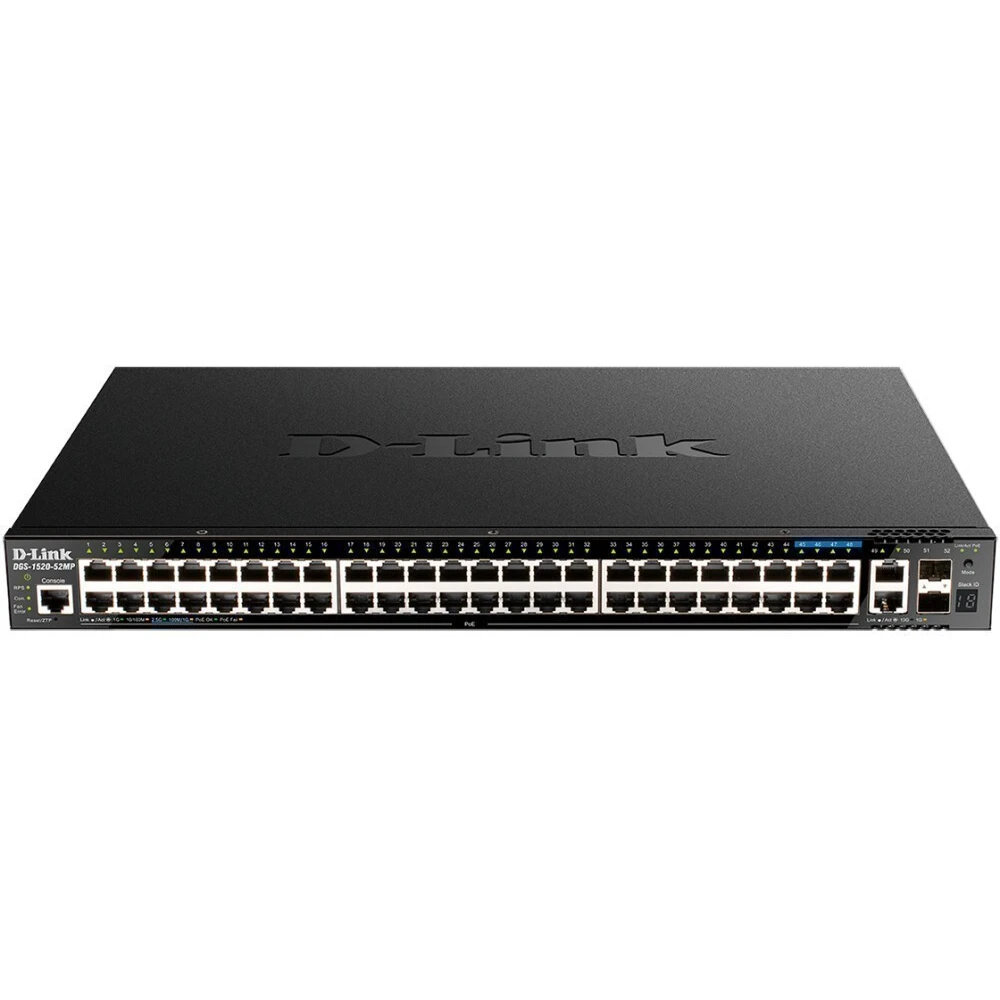 Коммутатор (свитч) D-Link DGS-1520-52MP - фото 2