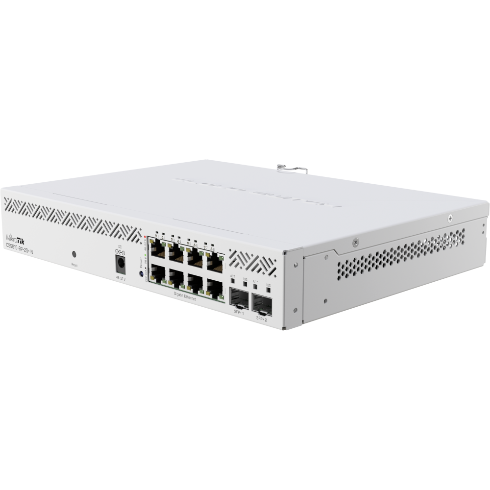 Коммутатор (свитч) MikroTik CSS610-8P-2S+IN