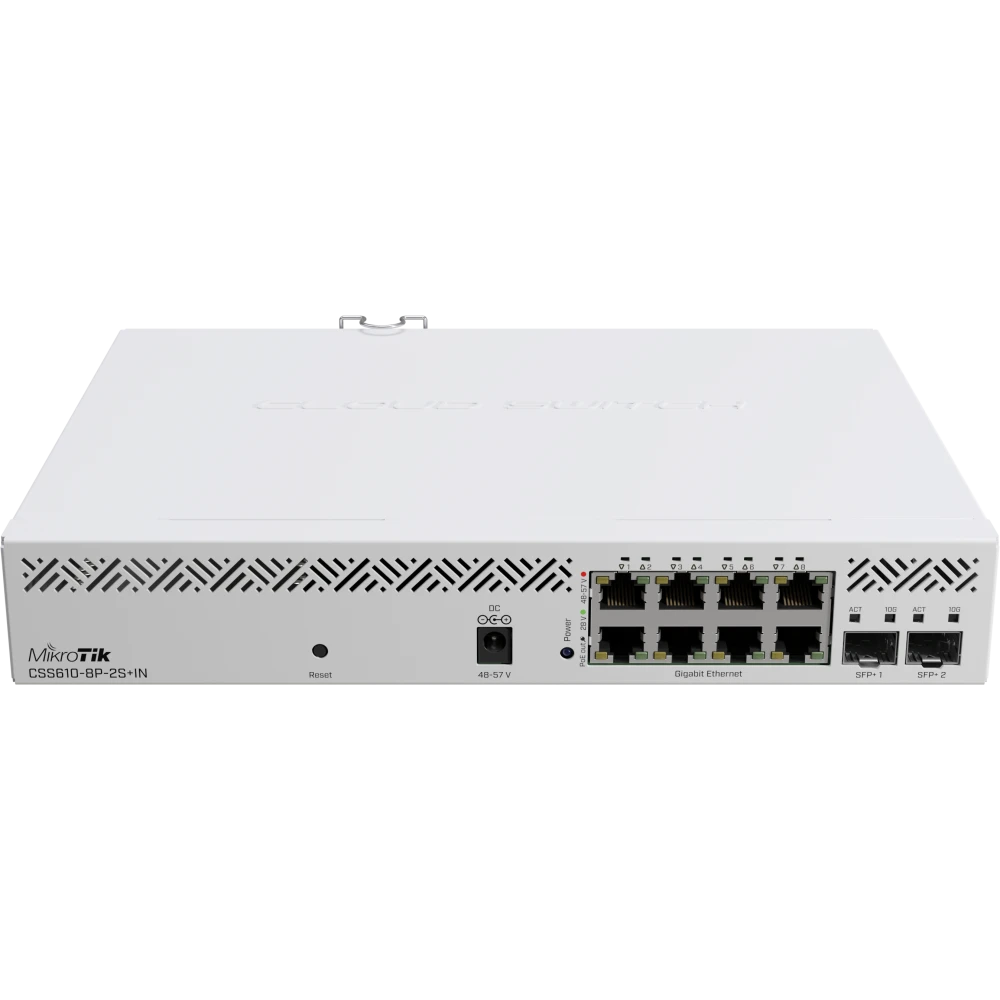 Коммутатор (свитч) MikroTik CSS610-8P-2S+IN - фото 2