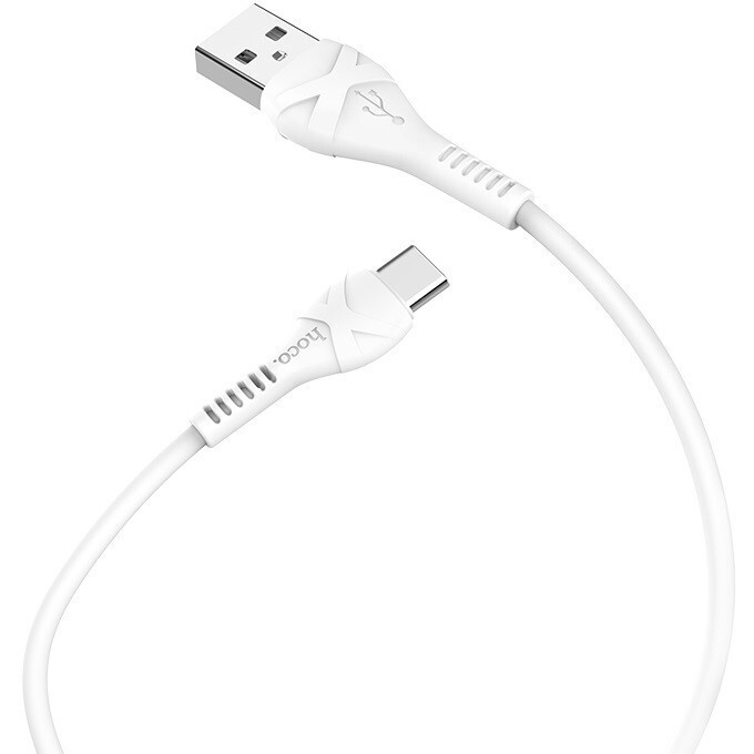 Кабель USB - USB Type-C, 1м, HOCO X37 White (HC-10512) - фото 2