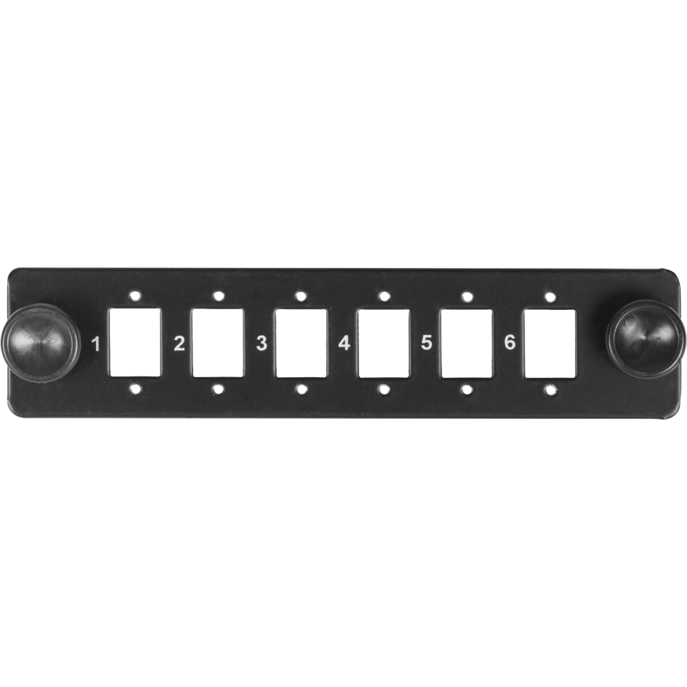Адаптерная панель NIKOMAX NMF-AP06SSC-P-BK