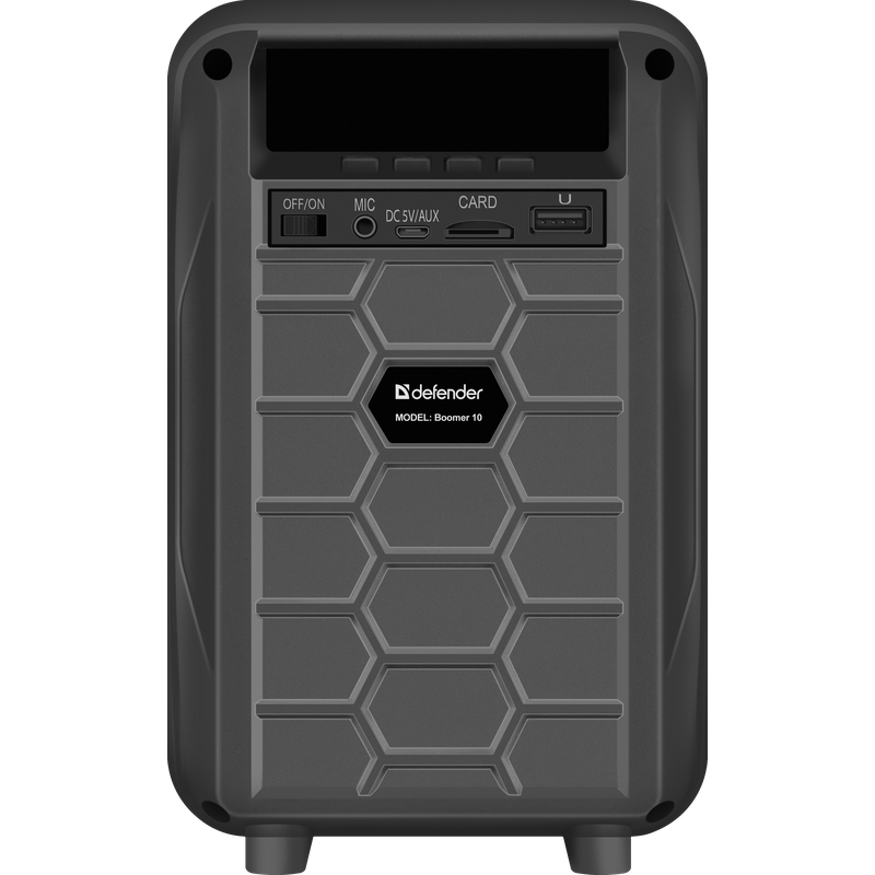 Портативная акустика Defender Boomer 10 Black - 65310 - фото 3