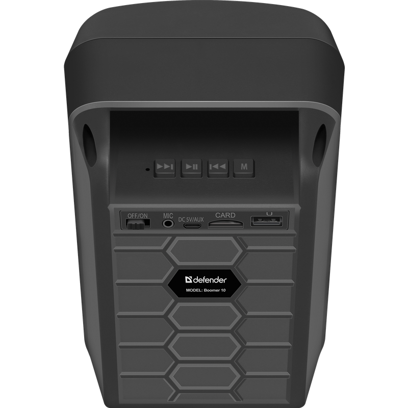 Портативная акустика Defender Boomer 10 Black - 65310 - фото 4