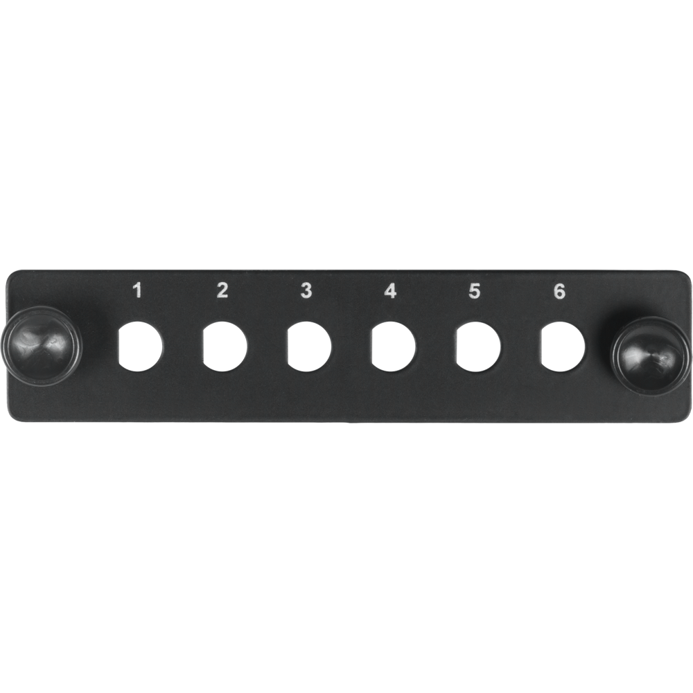 Адаптерная панель NIKOMAX NMF-AP06SFC-P-BK
