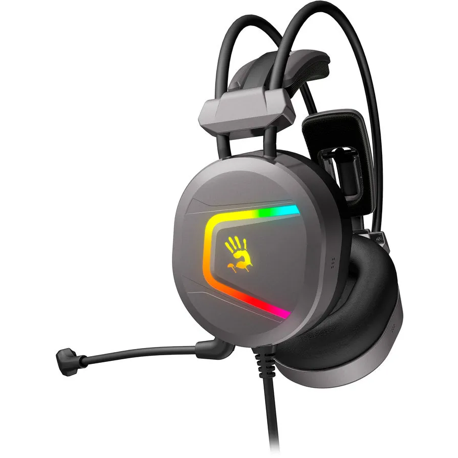 Гарнитура Bloody MC750 Grey - фото 3