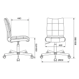 Офисное кресло Бюрократ CH-330M/LT-15