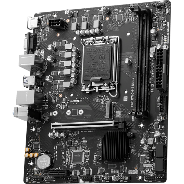 Материнская плата MSI PRO B760M-E DDR4 - фото 2