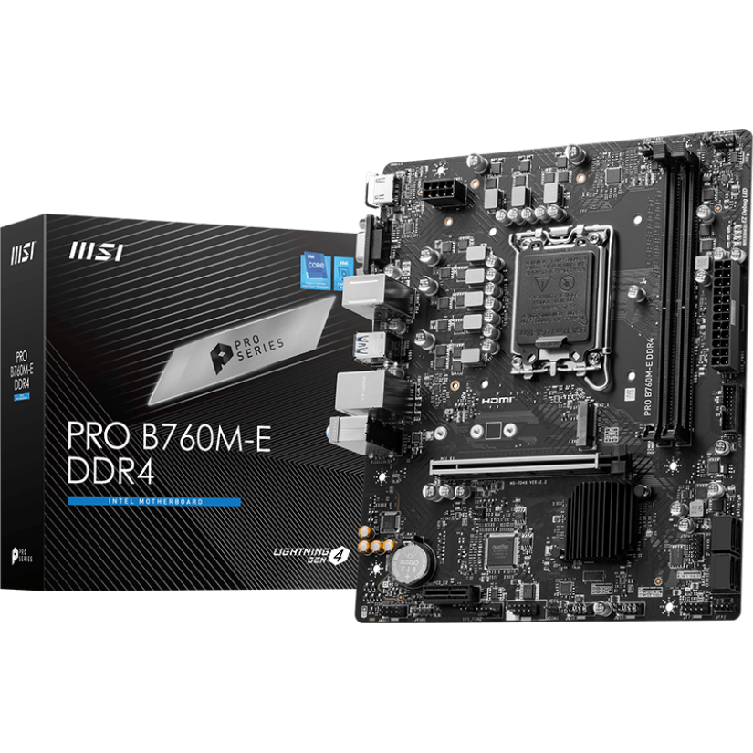 Материнская плата MSI PRO B760M-E DDR4 - фото 5