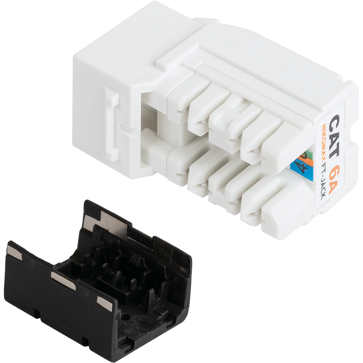 Вставка RJ-45 NIKOMAX NMC-KJUA2-FT-WT - фото 2