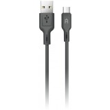 Кабель USB A (M) - microUSB B (M), 1м, AlterAcs S01-AM Black