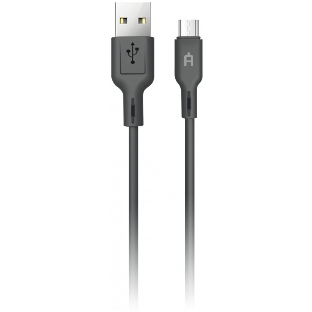 Кабель USB A (M) - microUSB B (M), 1м, AlterAcs S01-AM Black
