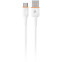 Кабель USB - USB Type-C, 1м, AlterAcs F01-AC White