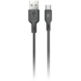 Кабель USB - USB Type-C, 1м, AlterAcs S01-AC Black