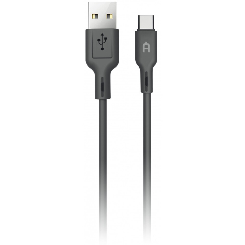 Кабель USB - USB Type-C, 1м, AlterAcs S01-AC Black