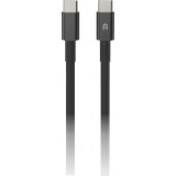 Кабель USB Type-C - USB Type-C, 1м, AlterAcs F01-CC Black