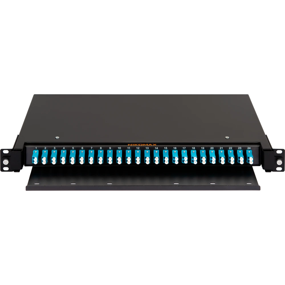 Оптический кросс NIKOMAX NMF-RP48LCUS2-TS-P1-1U-BK