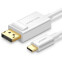 Кабель USB Type-C - DisplayPort, 1.5м, UGREEN MM139 White - 40420