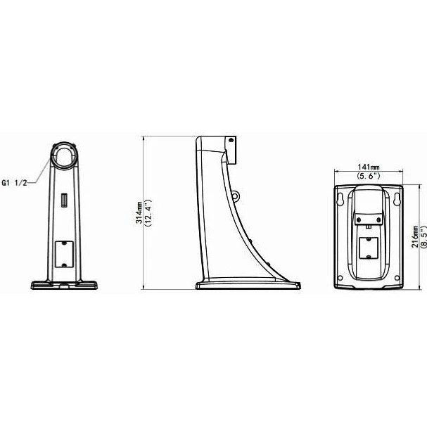 Кронштейн для камеры Uniview TR-WE45-A-IN - фото 2