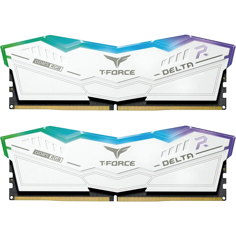 Оперативная память 32Gb DDR5 7200MHz Team T-Force Delta RGB (FF4D532G7200HC34ADC01) (2x16Gb KIT)