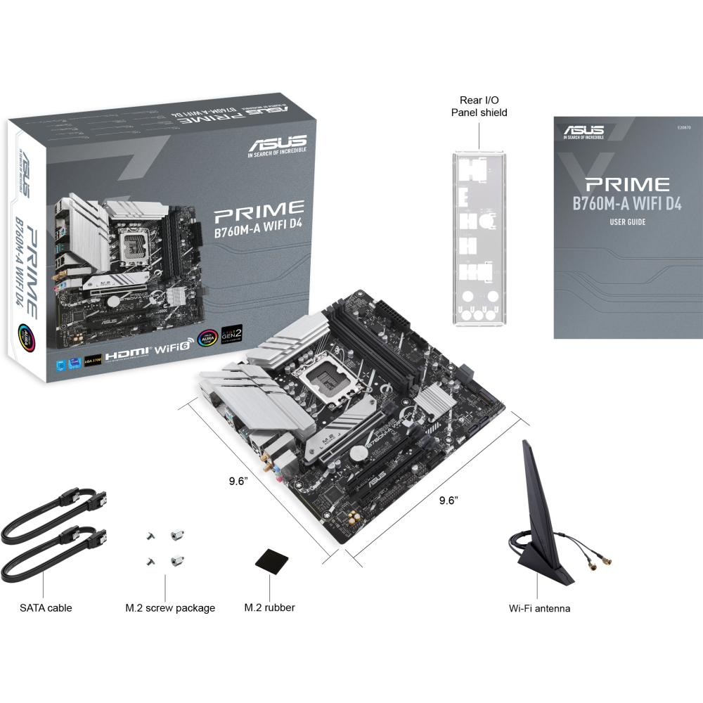 Материнская плата ASUS PRIME B760M-A WIFI D4 - фото 5