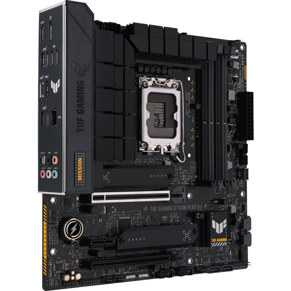 Материнская плата ASUS TUF GAMING B760M-PLUS D4 - фото 2