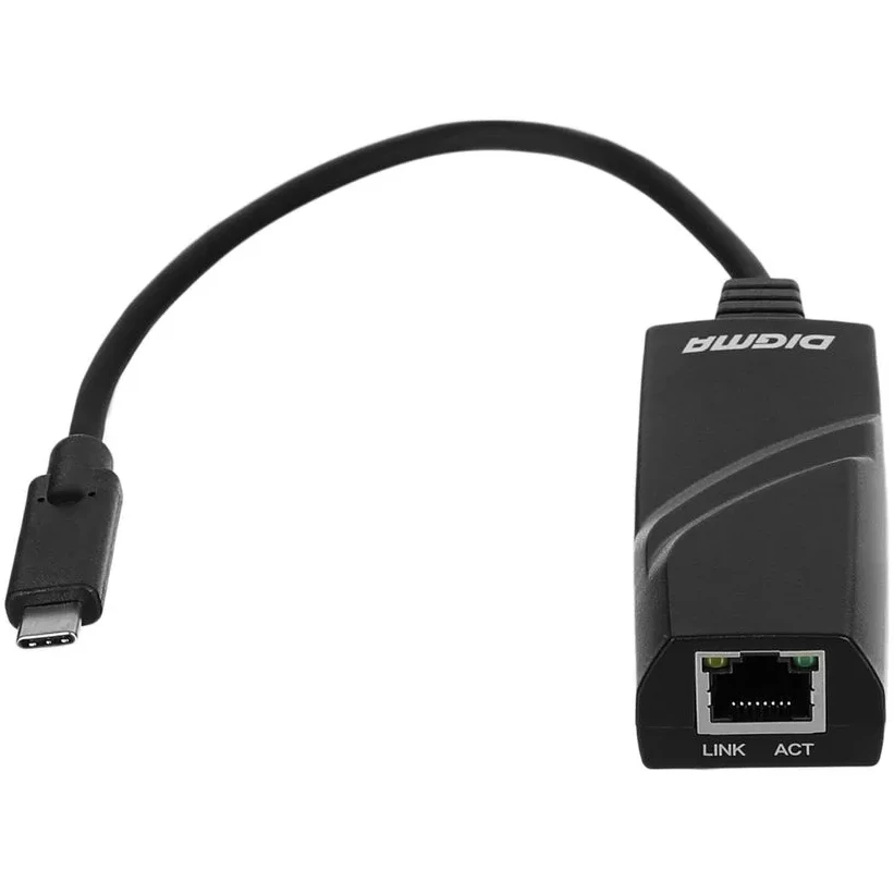 Сетевой адаптер Digma D-USBC-LAN1000 - фото 2
