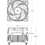 Кулер Arctic Cooling Alpine 17 (ACALP00040A)