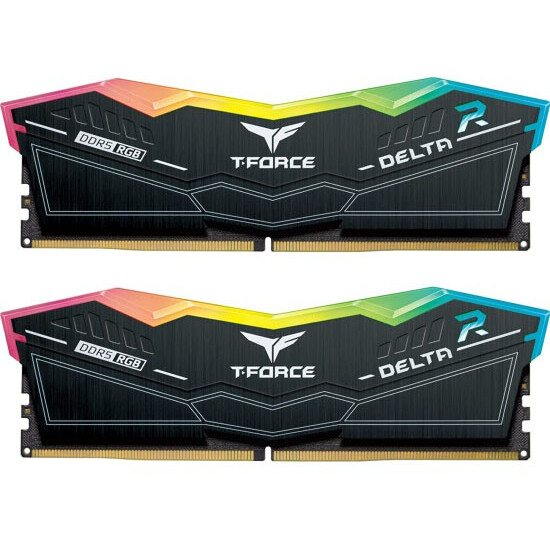 Оперативная память 32GB DDR5 7800MHz Team T-Force Delta RGB (FF3D532G7800HC38DDC01) (2x16GB KIT)