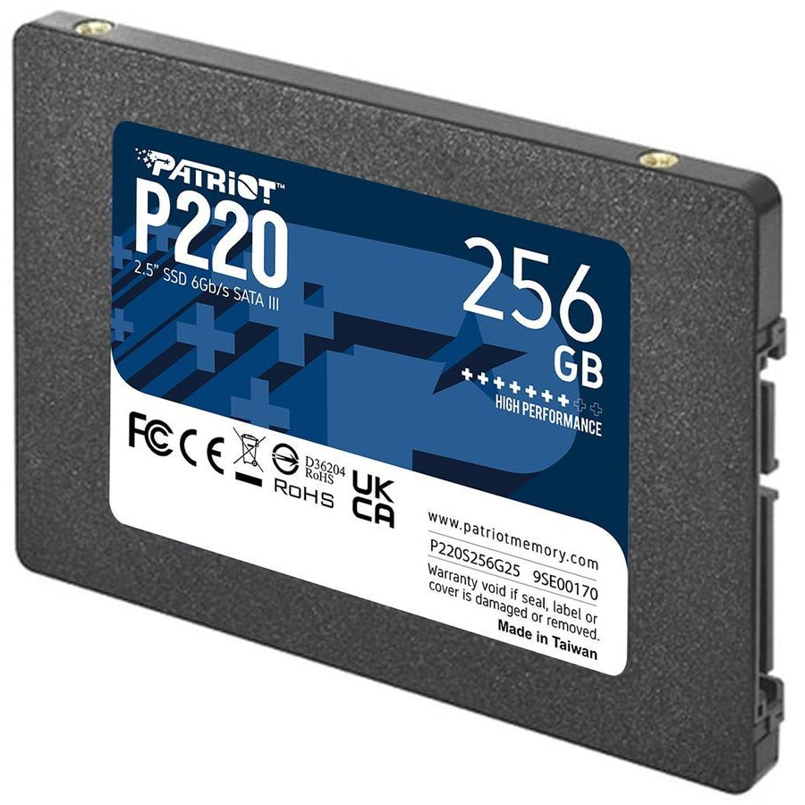 Накопитель SSD 256GB Patriot P220 (P220S256G25)