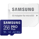 Карта памяти 256Gb MicroSD Samsung PRO Plus + SD адаптер (MB-MD256KA)