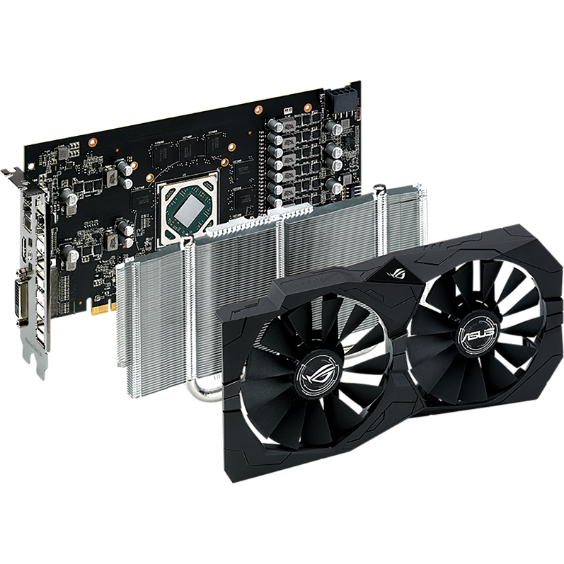 Видеокарта AMD Radeon RX 560 ASUS 4GB (ROG-STRIX-RX560-4G-V2-GAMING) - фото 4