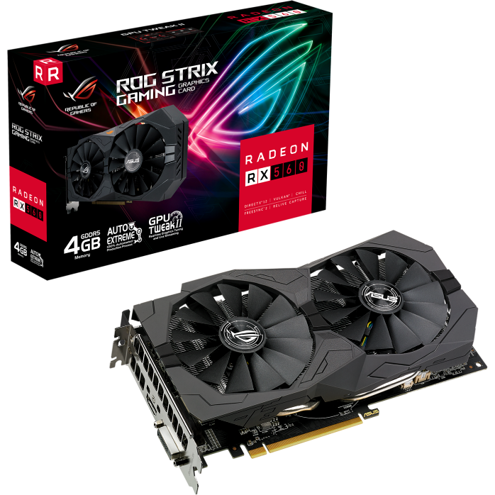 Видеокарта AMD Radeon RX 560 ASUS 4GB (ROG-STRIX-RX560-4G-V2-GAMING) - фото 8