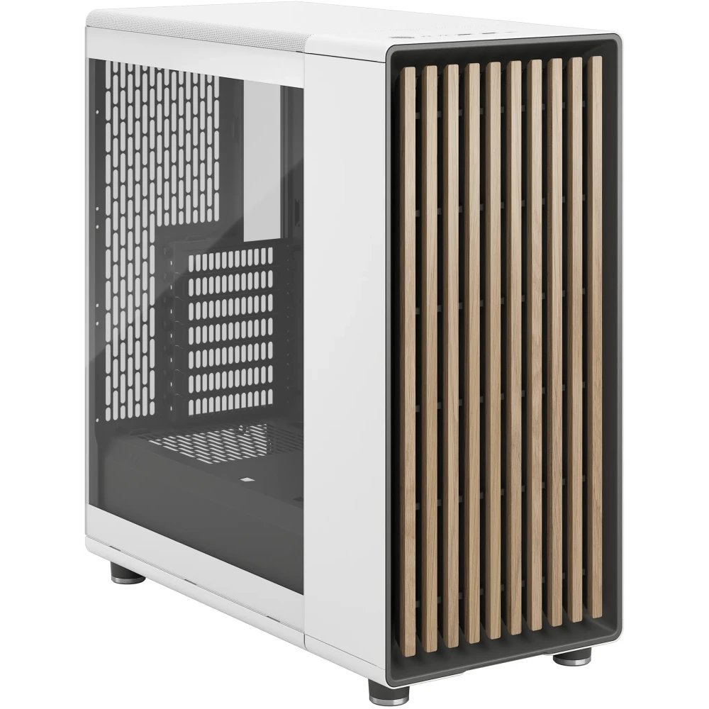 Корпус Fractal Design North Chalk White TG Clear - FD-C-NOR1C-04 - фото 4